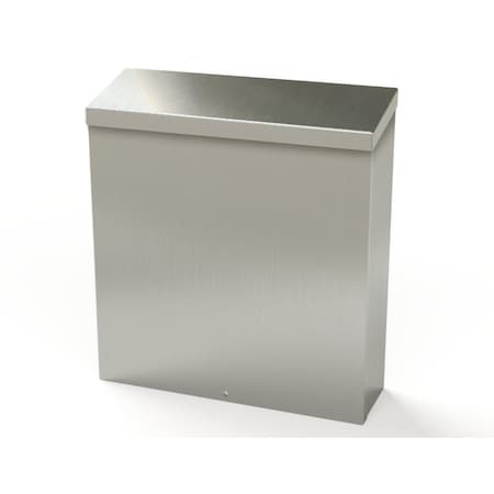 Saginaw Control & Engineering Protection Hood, 16.44 in. H x 14.81 in. W x 4-1/2 in. L, 304 Stainless Steel SCE-RH10N12SS